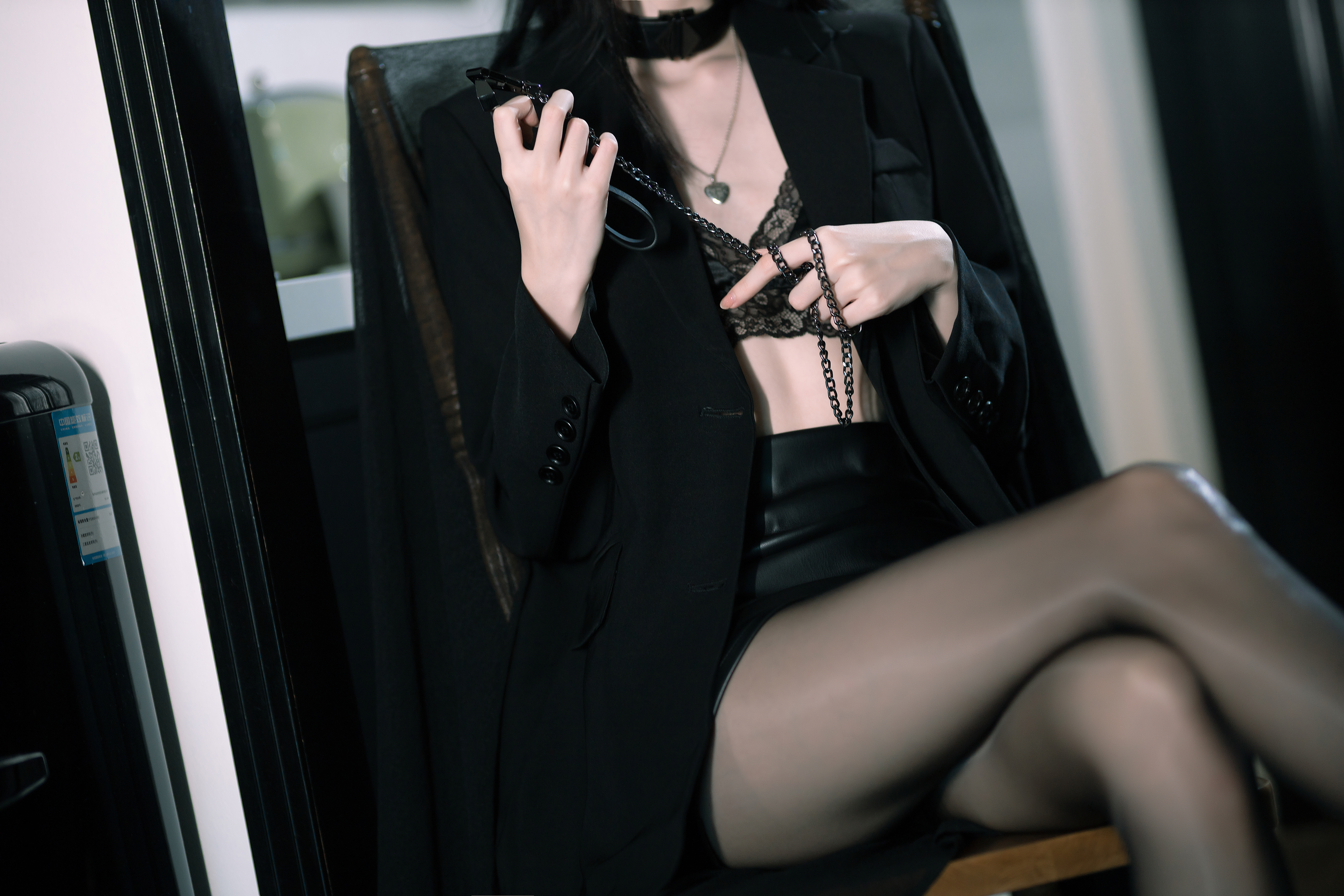 许岚LAN – NO.018 黑丝西装